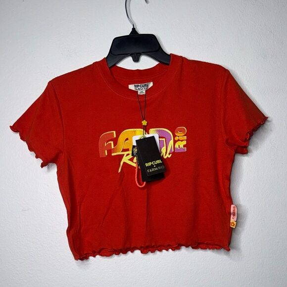 Farm Rio + Rip Curl CARIOCA TEE Size XS - Picture 1 of 5